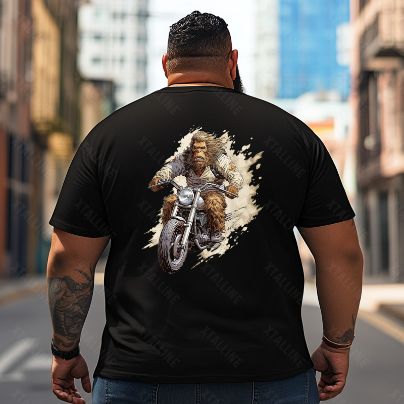 Bigfoot Sasquatch Yeti T0 5D2F 099 Men T Shirts Big and Tall Men Shirts Plus Size Short Sleeve Fashion Casual T Shirt Graphic Tee Shirts Tshirts