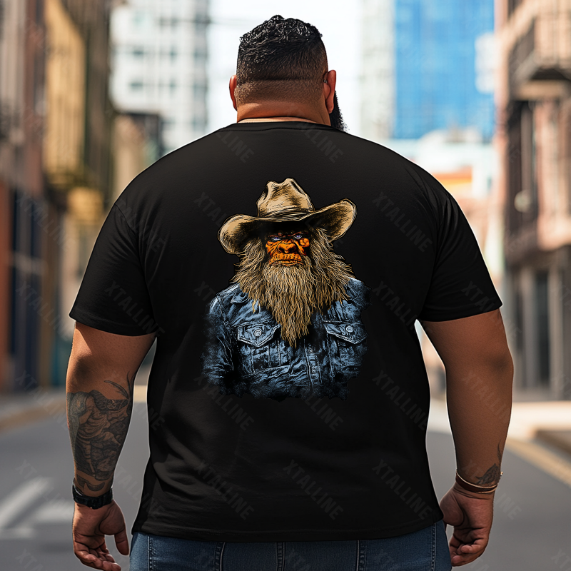 Bigfoot Sasquatch Yeti T0 5D2F 100 Men T Shirts Big and Tall Men Shirts Plus Size Short Sleeve Fashion Casual T Shirt Graphic Tee Shirts Tshirts