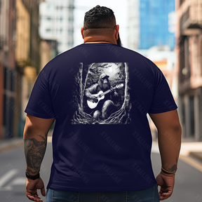 Bigfoot Sasquatch Yeti T0 5D2F 104 Men T Shirts Big and Tall Men Shirts Plus Size Short Sleeve Fashion Casual T Shirt Graphic Tee Shirts Tshirts