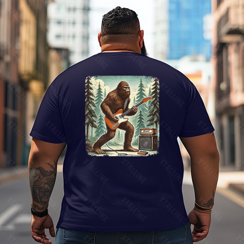 Bigfoot Sasquatch Yeti T0 5D2F 105 Men T Shirts Big and Tall Men Shirts Plus Size Short Sleeve Fashion Casual T Shirt Graphic Tee Shirts Tshirts