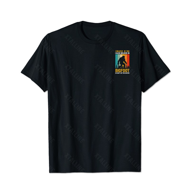 Bigfoot Sasquatch Yeti T0 5D2F 106 Men T Shirts Big and Tall Men Shirts Plus Size Short Sleeve Fashion Casual T Shirt Graphic Tee Shirts Tshirts