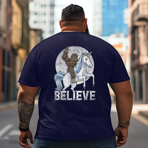 Bigfoot Sasquatch Yeti T0 5D2F 109 Men T Shirts Big and Tall Men Shirts Plus Size Short Sleeve Fashion Casual T Shirt Graphic Tee Shirts Tshirts