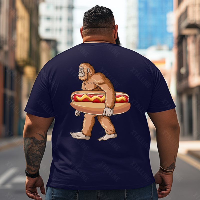 Bigfoot Sasquatch Yeti T0 5D2F 111 Men T Shirts Big and Tall Men Shirts Plus Size Short Sleeve Fashion Casual T Shirt Graphic Tee Shirts Tshirts