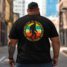 Bigfoot Sasquatch Yeti T0 5D2F 113 Men T Shirts Big and Tall Men Shirts Plus Size Short Sleeve Fashion Casual T Shirt Graphic Tee Shirts Tshirts