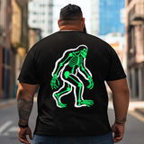 Bigfoot Sasquatch Yeti T0 5D2F 114 Men T Shirts Big and Tall Men Shirts Plus Size Short Sleeve Fashion Casual T Shirt Graphic Tee Shirts Tshirts
